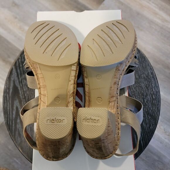 Rieker 69713-64 Beige Kiesel Size 8.5 - Picture 4 of 5